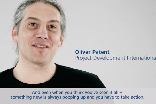 Standbild von Oliver Patent im Interview
