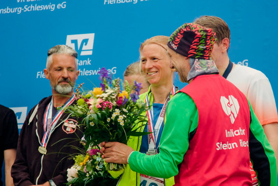 Preisverleihung vom Flensburg liebt dich Marathon