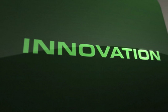 Grünes Wort "innovation"