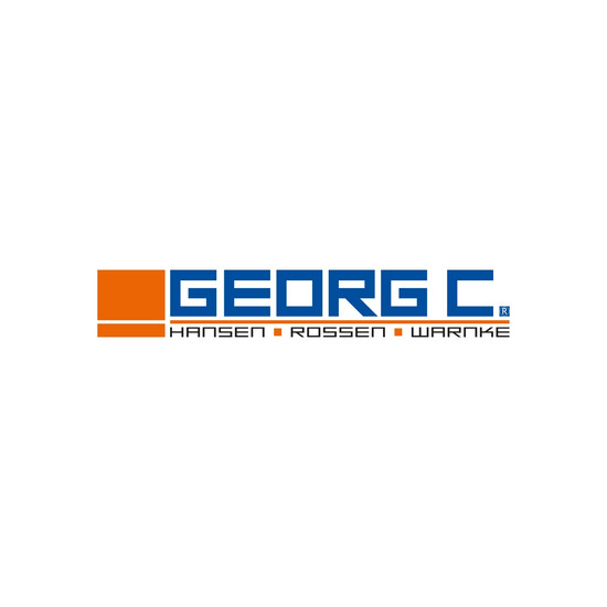 Logo GEORG C. in blauer Schrift