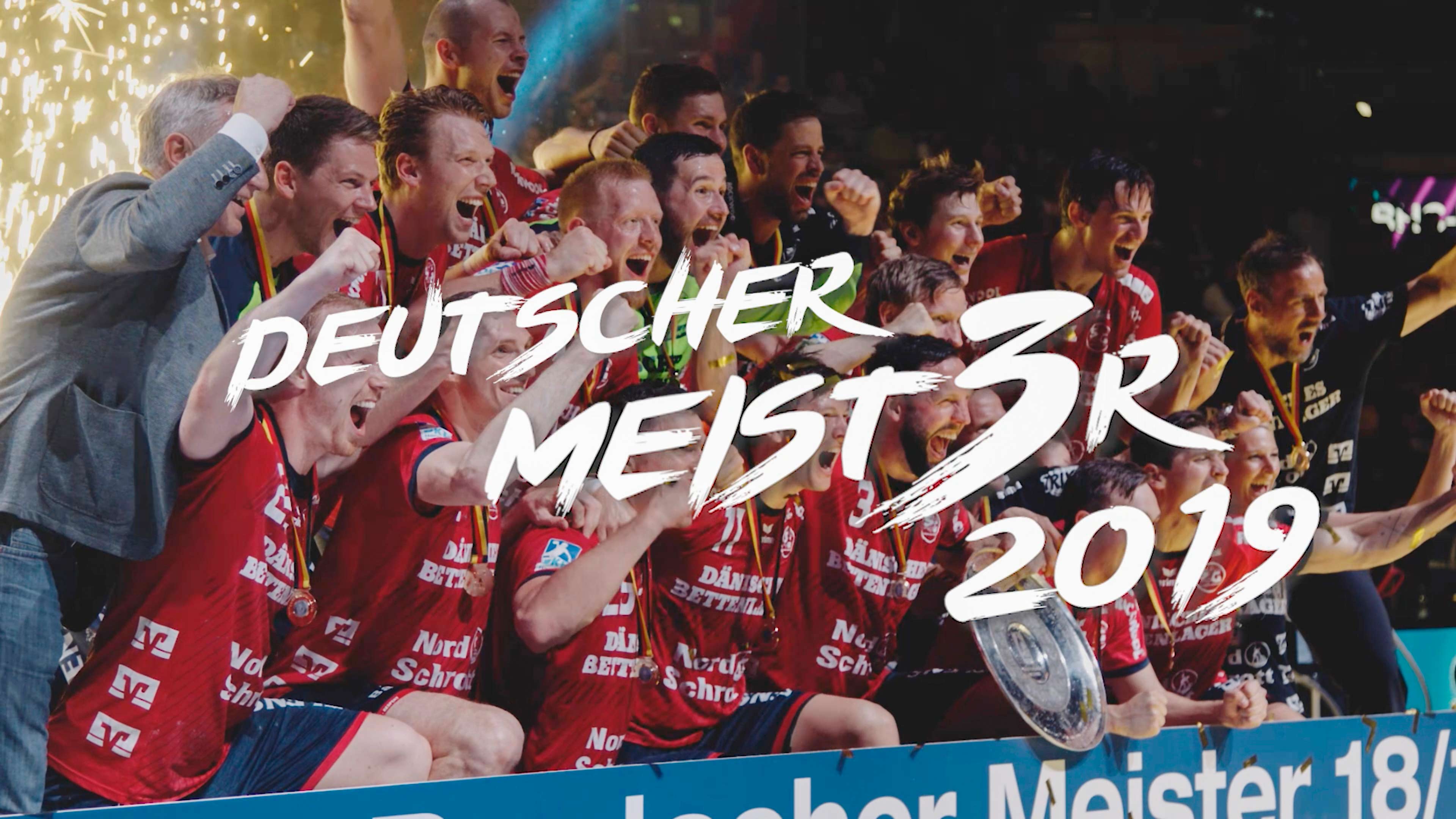 Gruppenbild der SG beim Sieg zum deutschen Meister 2019