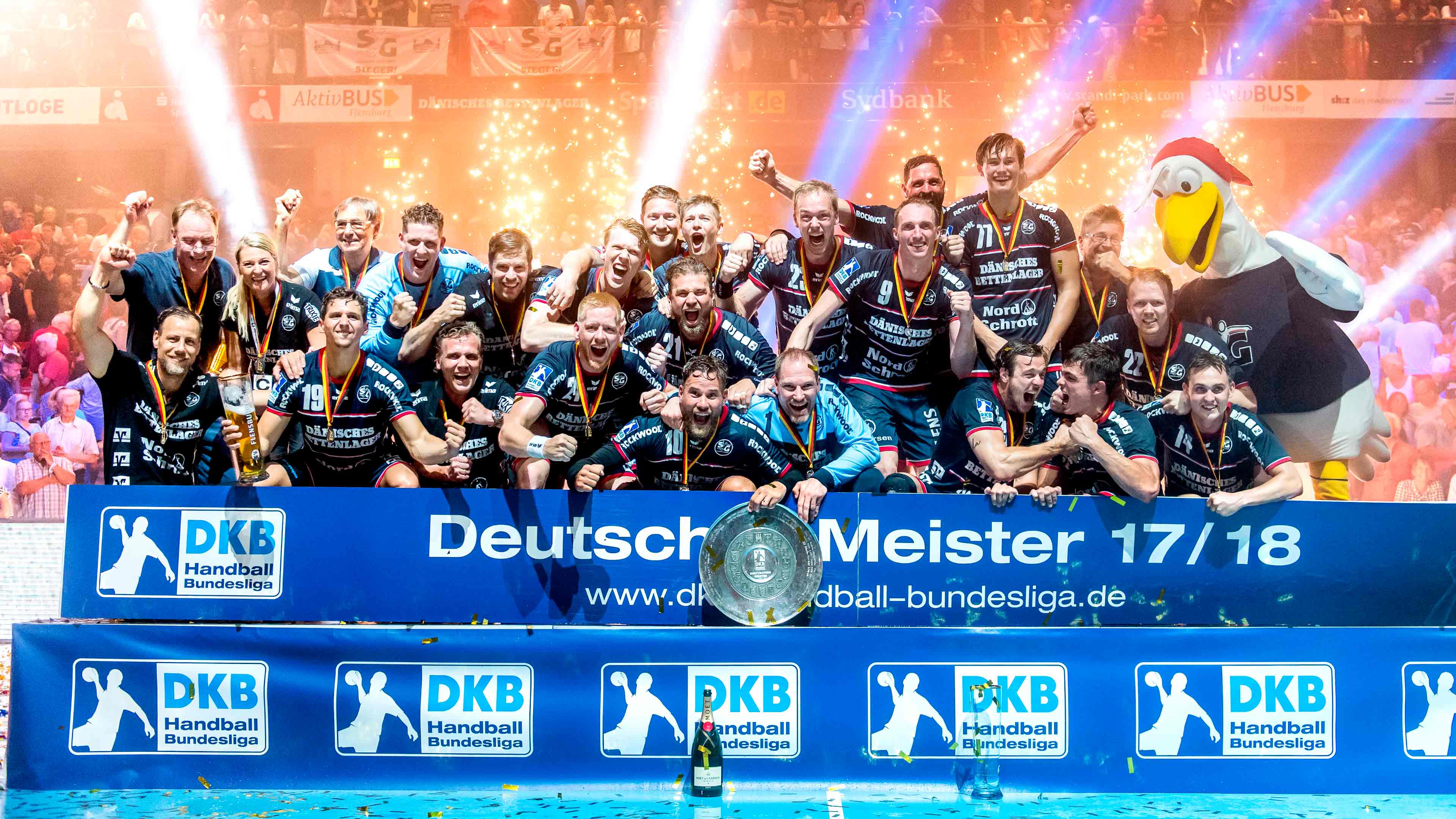 Gruppenbild der SG zum deutschen Meister 2018/2019