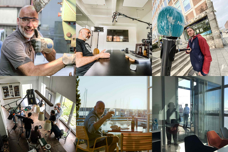 Fortsetzung folgt Collage der bewegtbild-Webisodes zeigt Moderatoren in Action