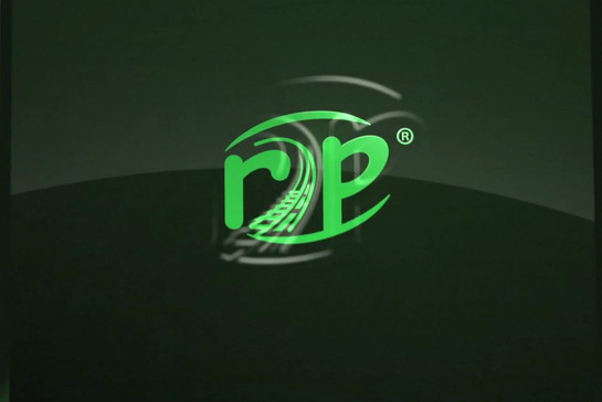 Grünes r2p Logo