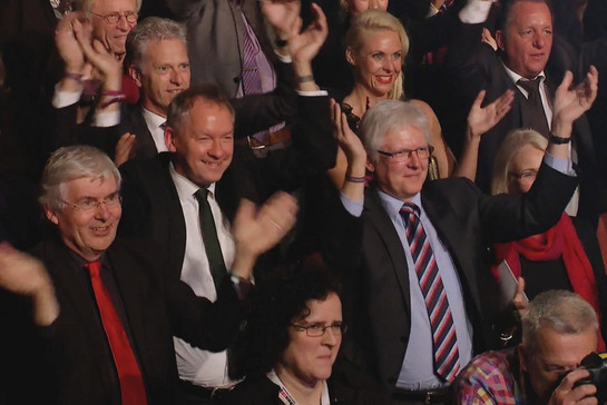 Das Publikum der Lübecker Filmtage klatschen in die Hände
