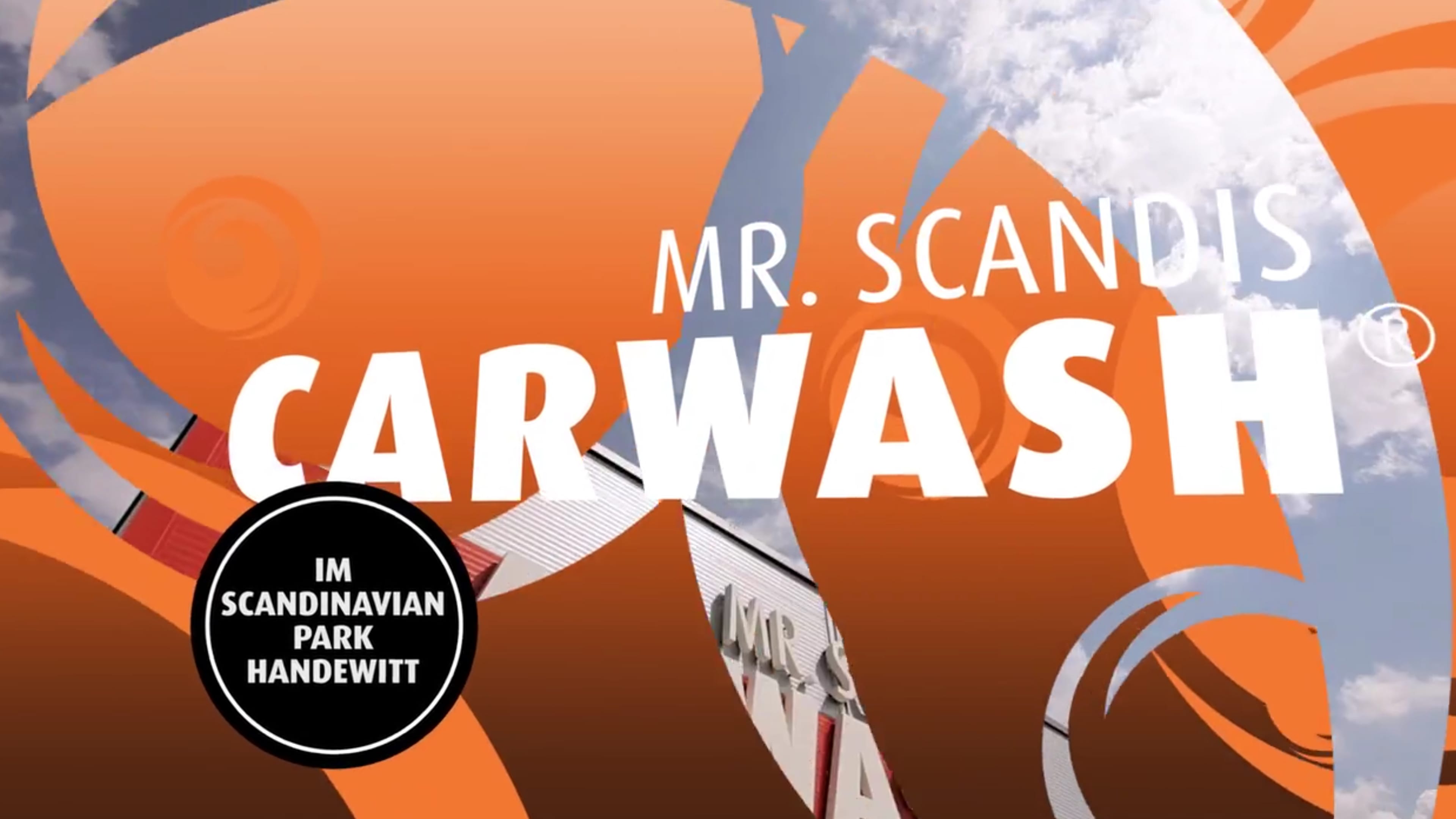 Mr Scandi Carwash mit dem Carwash Gebäude als Underlay