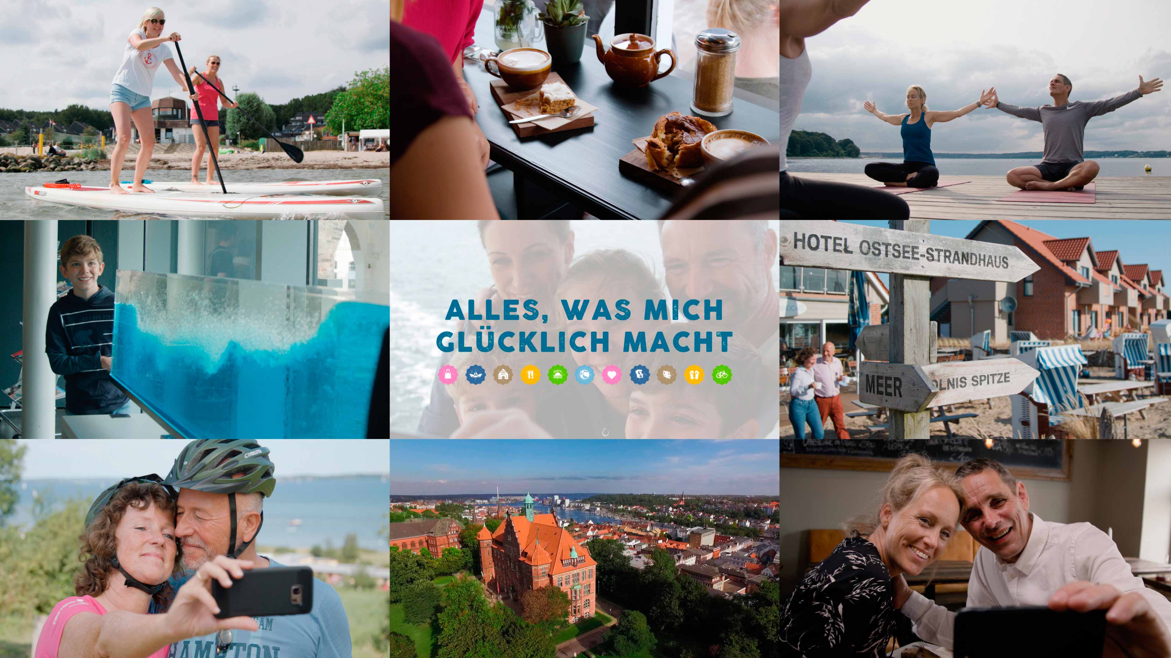 Bildercollage der Tourismusagentur Flensburg