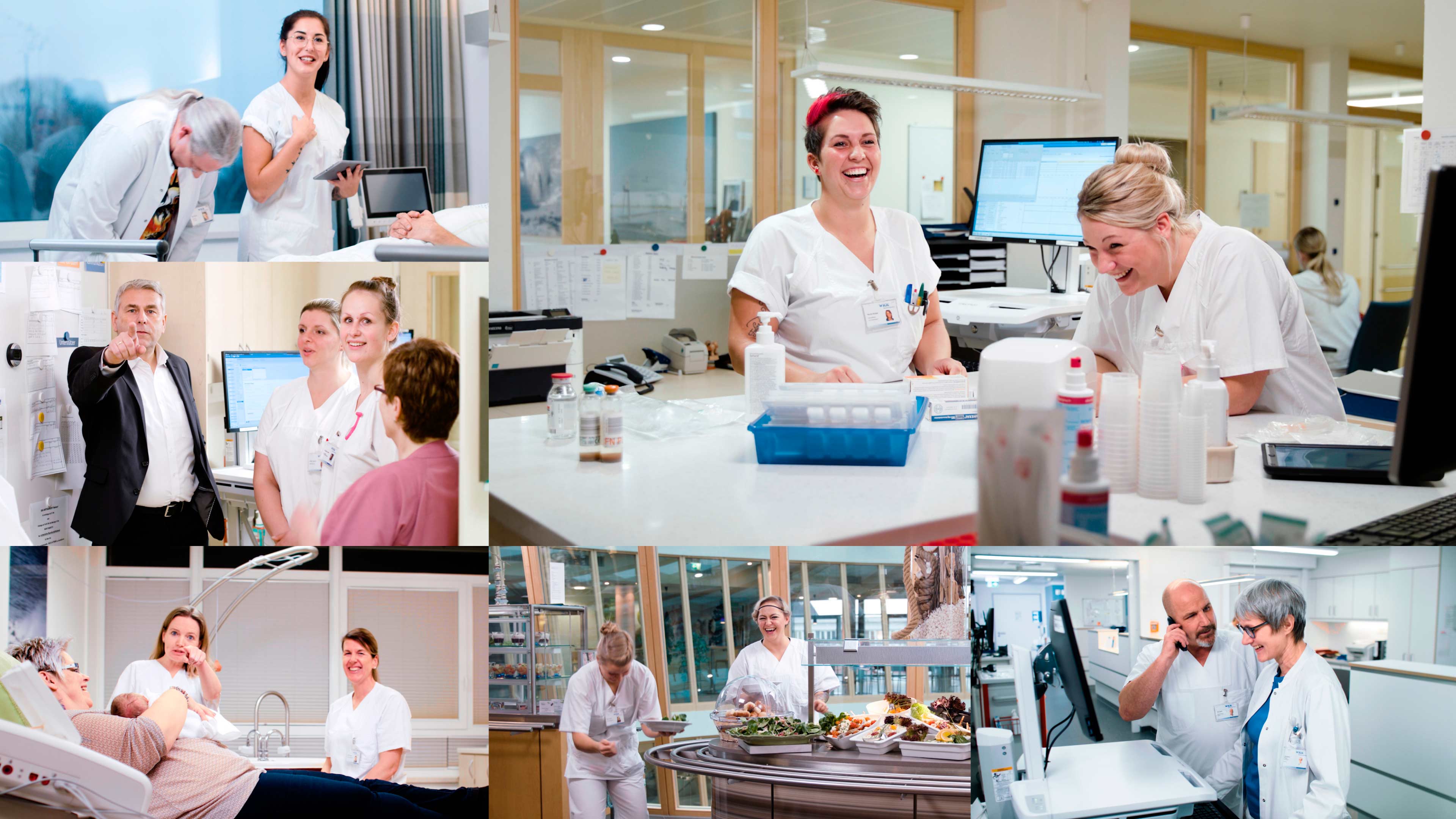 bb_outtakes_vorschau.jpg Bildercollage von Outtakes vom Dreh im Westküstenklinikum